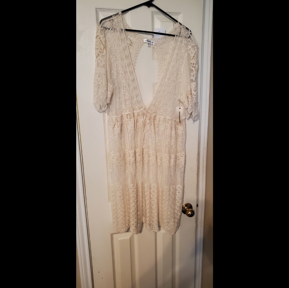 Bohemian lace cover Dress